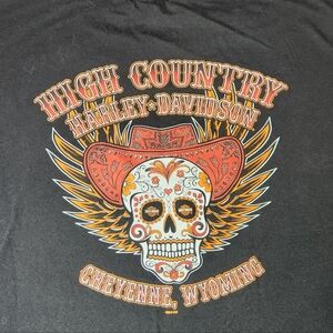 Harley-Davidson Black Tank Top High Country Harley Cheyenne Wyoming